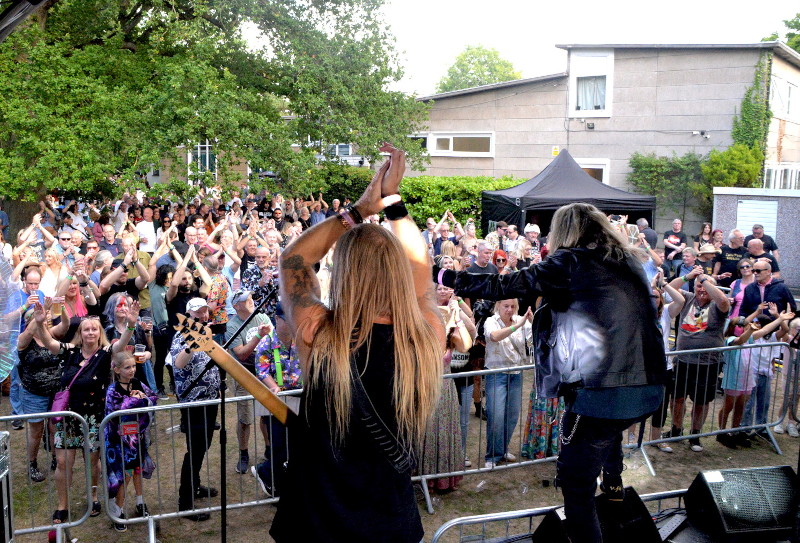Working
                                      the crowd