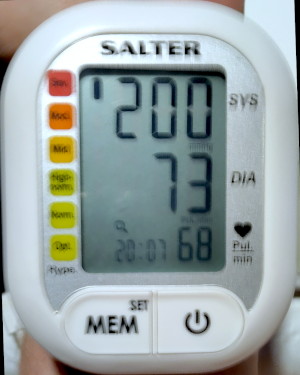 Dangerous blood pressure