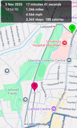 train for some of my way
                                    home