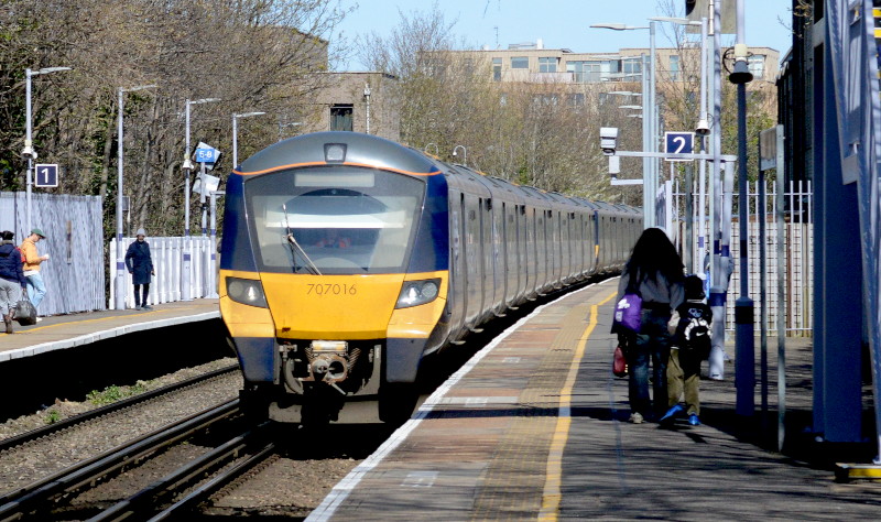 Class
                                      707 train at Catford Bridge