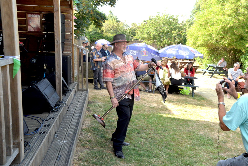 Singing on the lawn