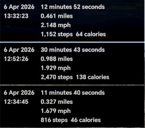 three part walk